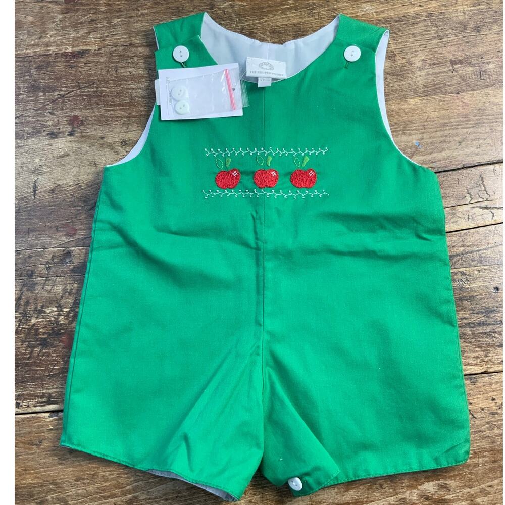 The Proper Peony‎ Andrew Apple Jon Jon NWT $74 size 12 mo